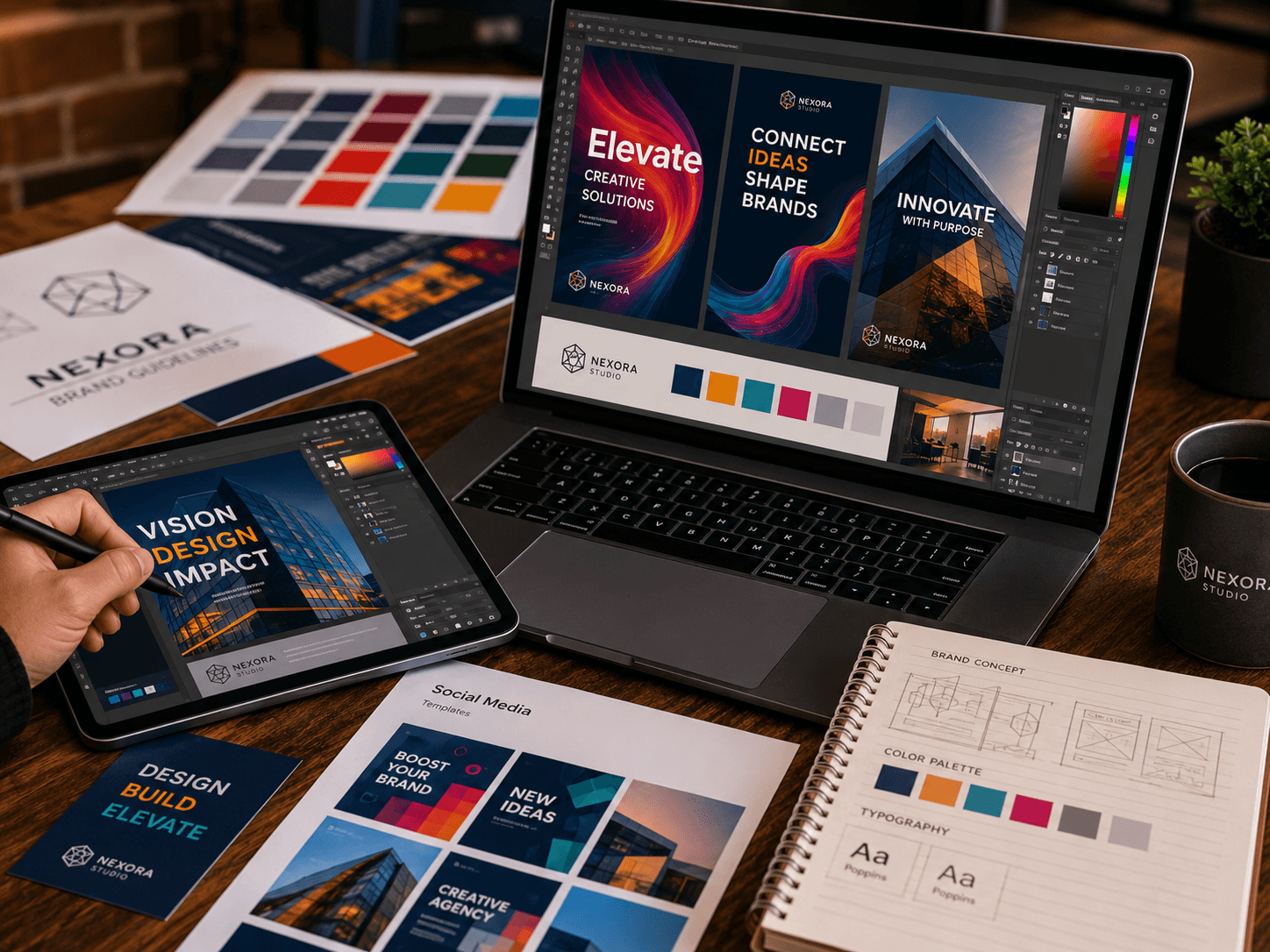 Graphic Design & Creative Services at Prosper Sibanda Studio